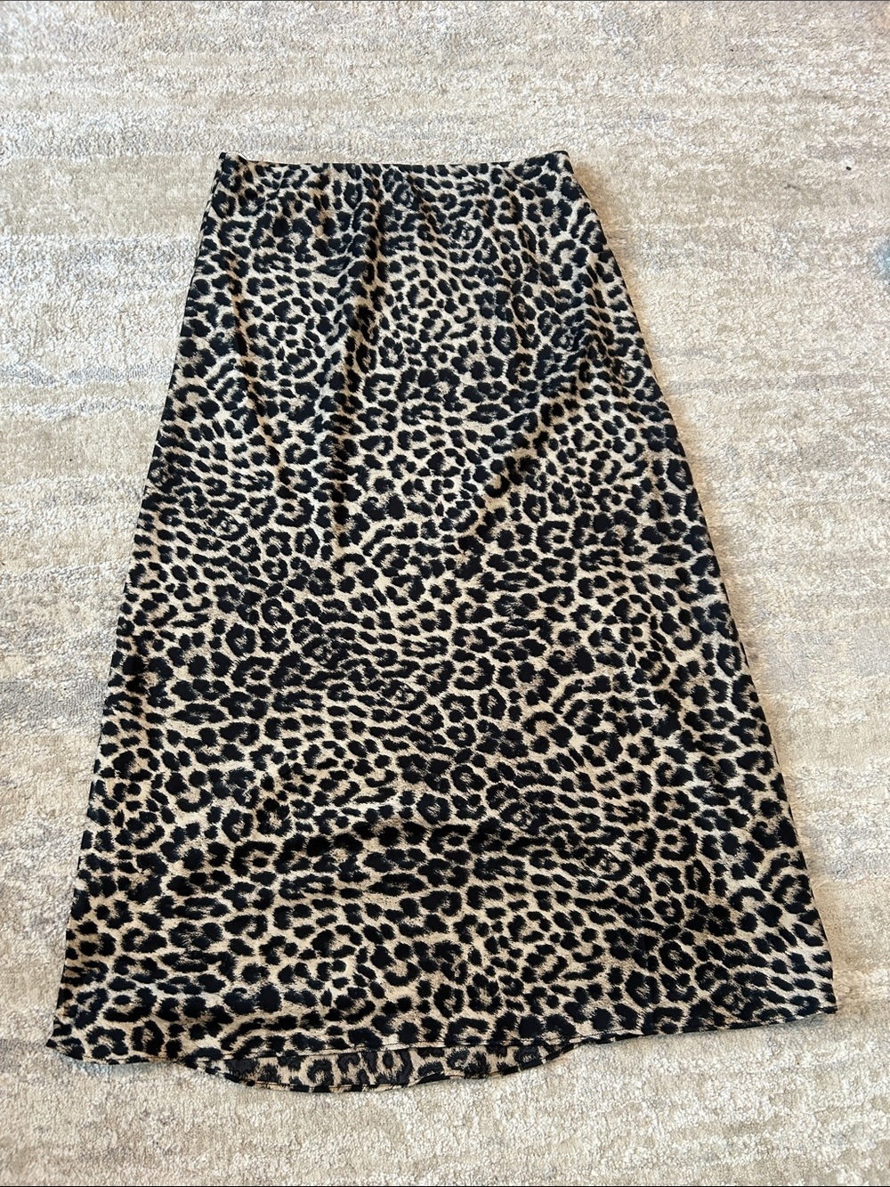 ALYA leopard skirt